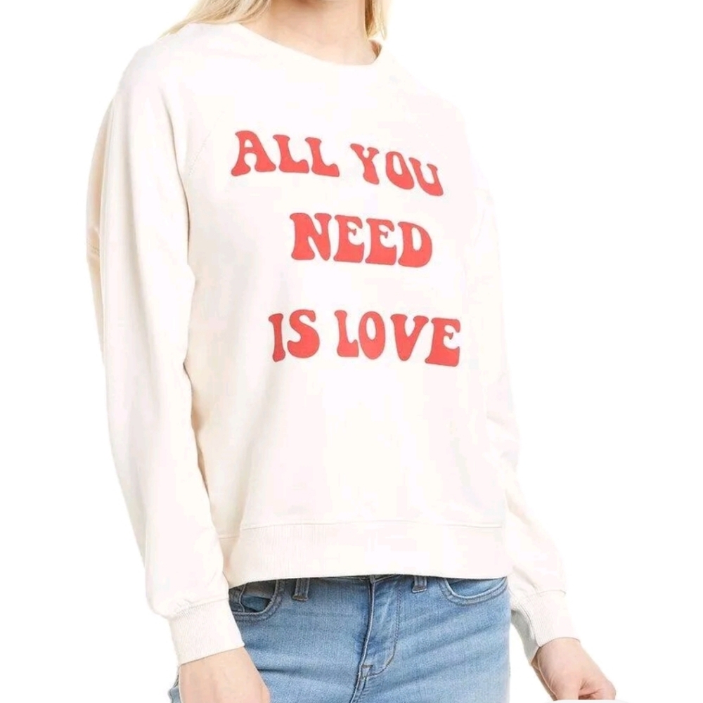 Wildfox all you need is love sweatshirt